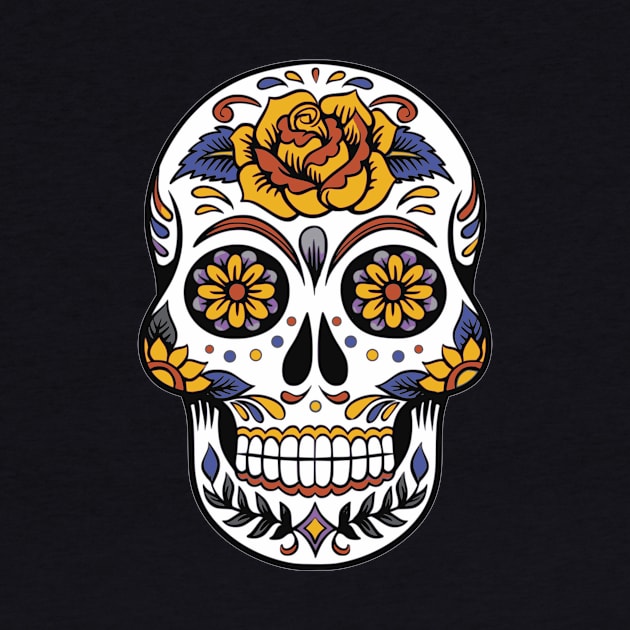 Colorful Skull by MaiKStore